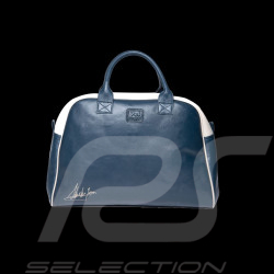 Steve McQueen Tasche 24h Le Mans Belgetti Leder Royal Blau 27277-0012