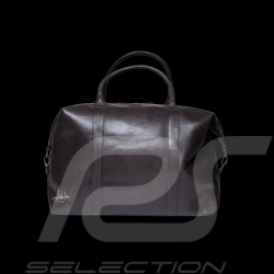 Sehr Große Ledertasche Steve McQueen 24H Du Mans Dean Dunkelbraun 27278-0199