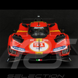 Ferrari 499P n° 51 Vainqueur 24h Le Mans 2023 1/18 Bburago 16301