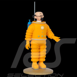 Figurine Tintin - Professeur Tournesol - Cosmonaute - Objectif Lune / On a marché sur la lune 14 cm 42243