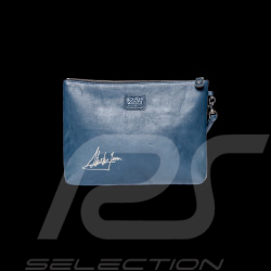 Bag Steve McQueen Royal Blue Leather 24H Le Mans - Jim 27279-0012