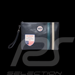 Bag Steve McQueen Black Leather 24H Le Mans - Jim 27279-1504