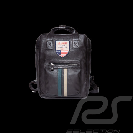 Leather Steve McQueen Backpack 24h Le Mans Matt Dark Brown 27280-0199