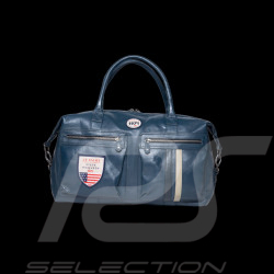 Big Leather Bag Steve McQueen 24h Le Mans Nolan Royal Blue 27281-0012