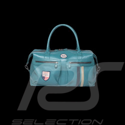 Big Leather Bag Steve McQueen 24h Le Mans Nolan Petrol Blue 27281-9098