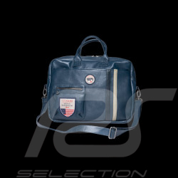Steve McQueen Leather Messenger Bag Wayne - Royal Blue 27282-0012
