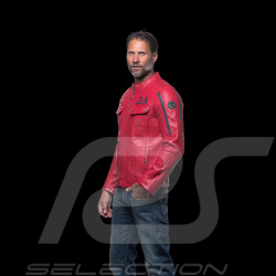 Veste cuir 24h Le Mans Lagache Rouge Racing - homme 27271-0282
