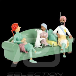 Tintin Figurine - The couch scene - Cigars Of The Pharaon 8 cm 29263