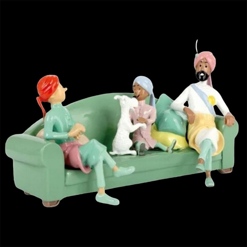 Tintinimaginatio Scene Tintin aux Cigares du Pharaons - Chez Les Petits