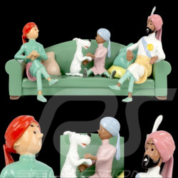 Tim und Struppi Figur - Die Couchszene - Die Zigarren des Pharaos 8 cm 29263
