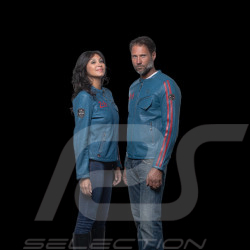 24h Le Mans leather jacket Riley Ocean Blue - Women 27276-2773