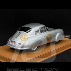 Porsche 356 SL n° 75 75ème Anniversaire 24h Le Mans 1951 Gris Argent 1/18 Tecnomodel TM18-95S