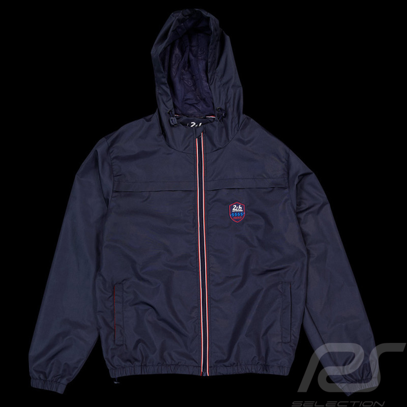 24h Le Mans Jacket Hooded windbreaker Navy blue LM241KS524-100 - men