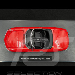 Alfa Romeo 1600 Duetto Spider 1966 Rouge 1/18 Touring Modelcars 18120001
