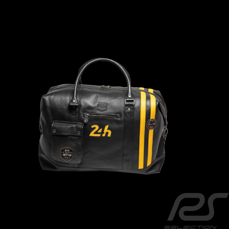 Sehr Große Ledertasche 24h Le Mans - Schwarz André 27264-1504