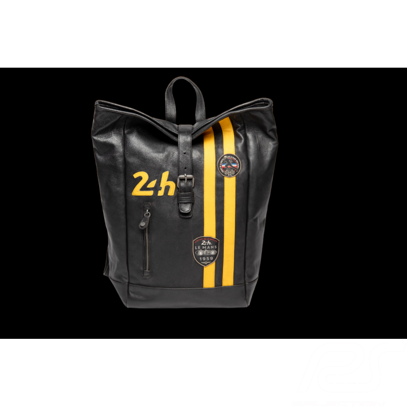 24h Le Mans Lederrucksack - Schwarz Fernand 27266-3046