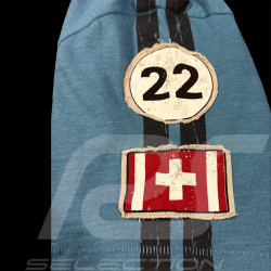 T-shirt Jo Siffert DFV engine 1968 Bleu Petrol 23100 - Homme