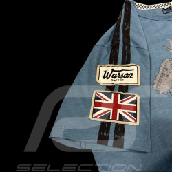 T-shirt Jo Siffert DFV engine 1968 Petrolblau 23100 - Herren