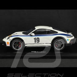 Porsche 911 Dakar Type 992 n° 19 Rallye Safari 1974 Tribute 2023 White / Blue 1/18 Spark WAP0210040PDKK