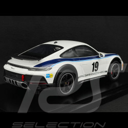 Porsche 911 Dakar Type 992 n° 19 Rallye Safari 1974 Tribute 2023 White / Blue 1/18 Spark WAP0210040PDKK