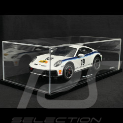 Porsche 911 Dakar Type 992 n° 19 Rallye Safari 1974 Tribute 2023 White / Blue 1/18 Spark WAP0210040PDKK