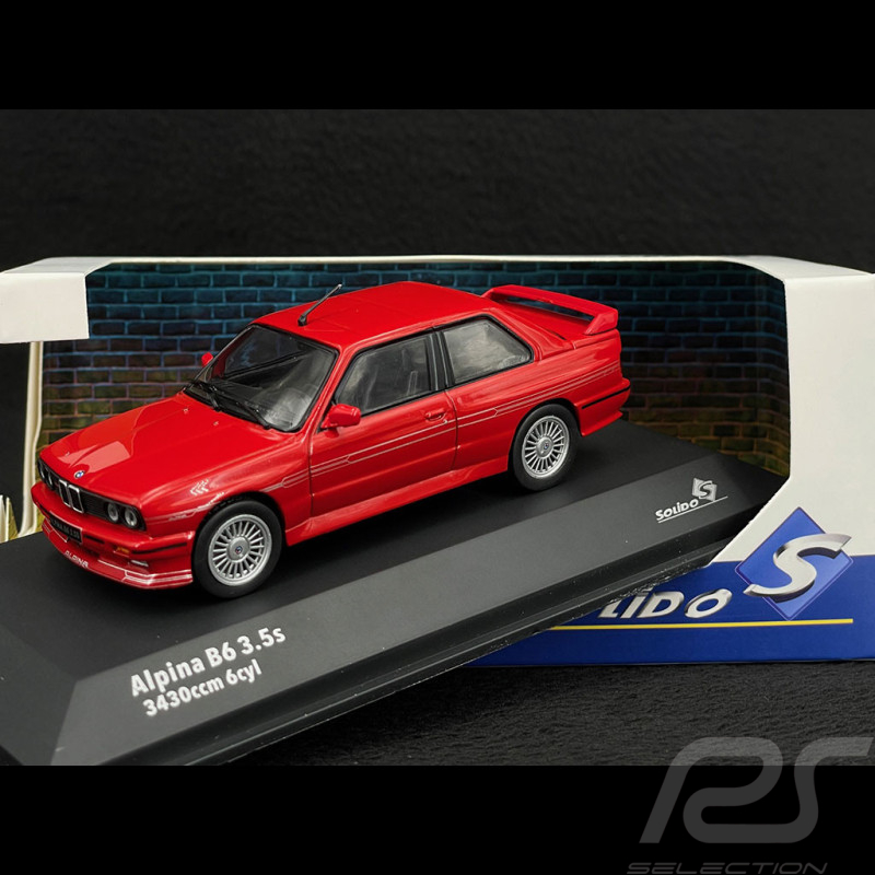 BMW Alpina E30 B6 1990 Red 1/43 Solido S4312003