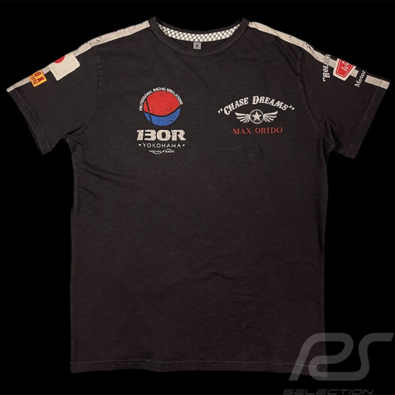 T-shirt Max Orido 559 Yokohama Kohlenschwarz 20102 - Herren