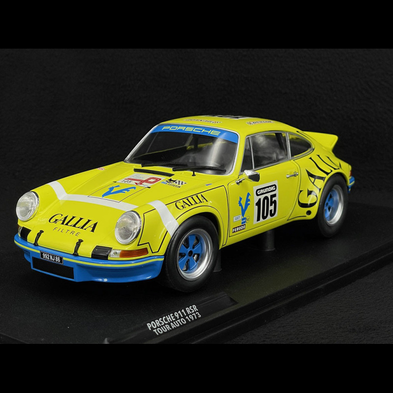 Porsche 911 RSR #105 Jean-Louis Lafosse - J. P.Angoulet Tour De France Automobile 1973 Competition Series 1 18 Diecast Model Car By Solido