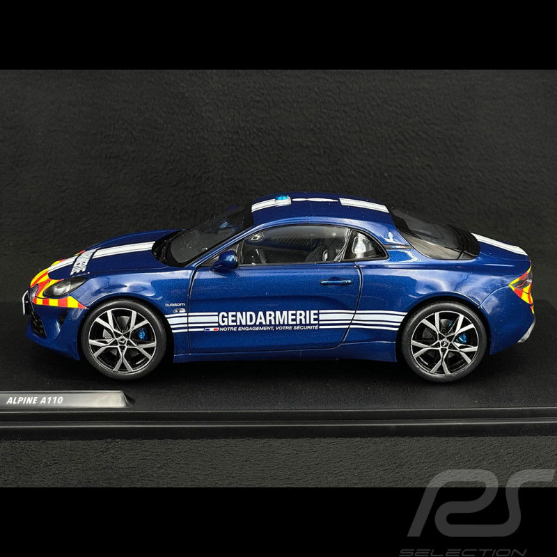 Alpine A110 Gendarmerie 2023 Blau 1/18 Solido S1801628