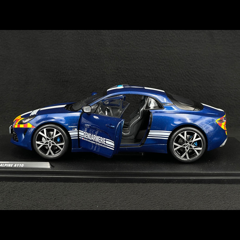 Voiture Miniature de Collection - SOLIDO - ALPINE A110 Gendarmerie - 1/18 - Bleu - 2023 - Jeux - Jouets