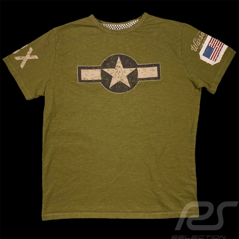 T-shirt Aviation C47 that's all brother USAAF 1944 Vert kaki 19122 - Homme