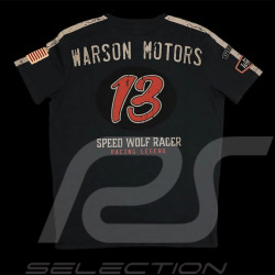 T-shirt Speed wolf Racer Warson Noir Carbon 18116 - Homme
