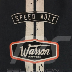 T-shirt Speed wolf Racer Warson Kohlenschwarz 18116 - Herren