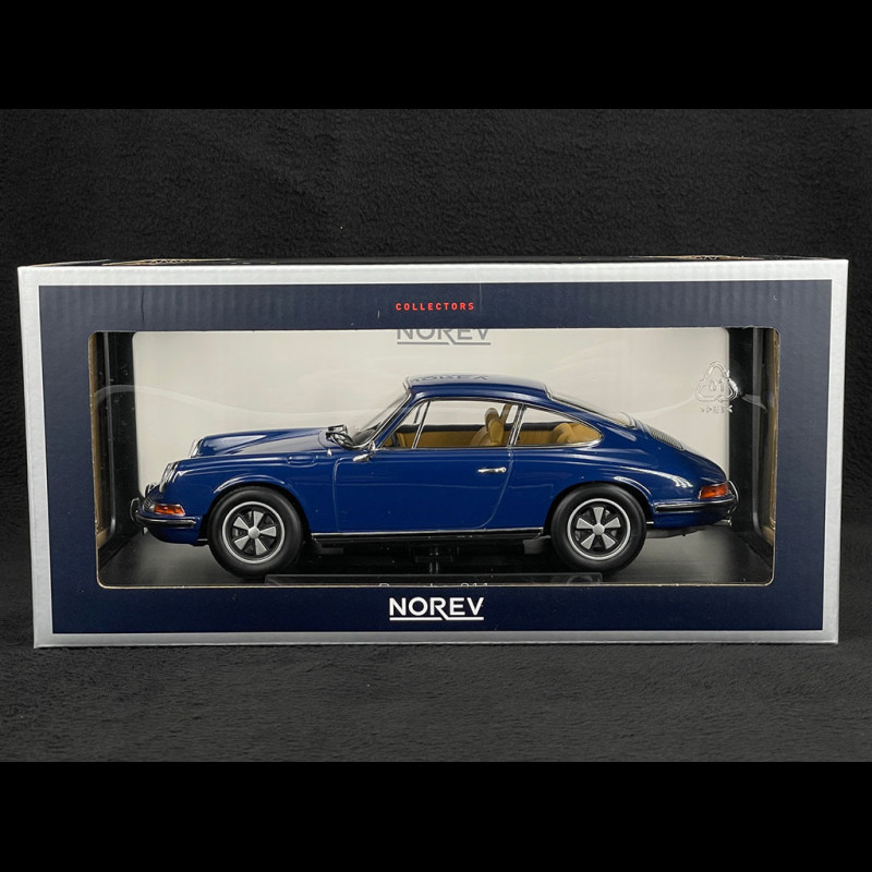 Porsche 911 S 1969 Metallic Blue 1/18 Norev 187647