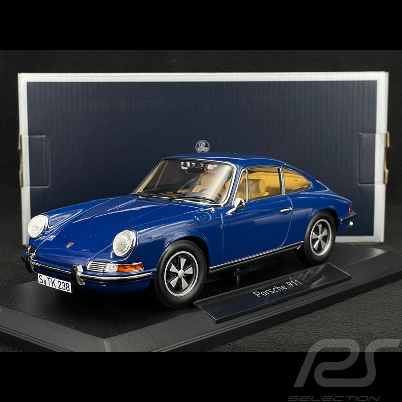 Porsche 911 S 1969 Metallic Blue 1/18 Norev 187647