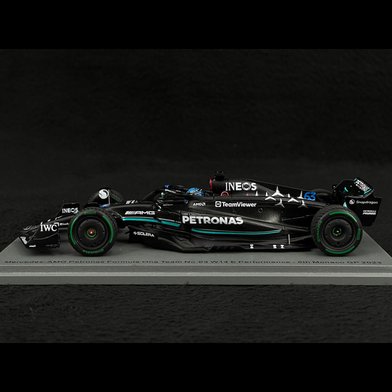 George Russell Mercedes-AMG Petronas W14 n° 63 5th GP Monaco 2023 
