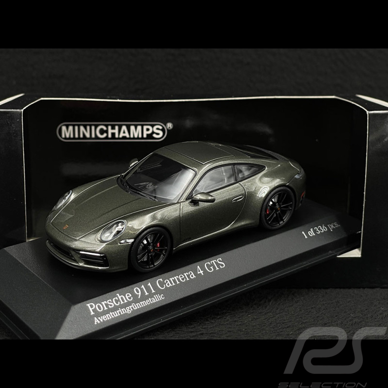 Porsche 911 Carrera 4 GTS Type 992 2019 Vert Aventurine Métallique 1/43 Minichamps 410063001