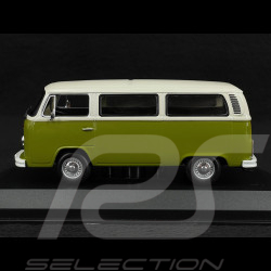 Volkswagen Combi T2 Bus 1972 Vert / Blanc 1/43 Minichamps 940053000