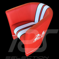 Tub chair Racing Inside 24H Le Mans Red / white