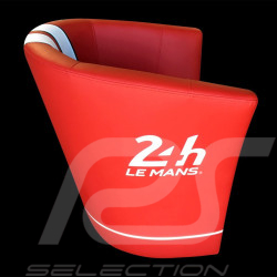 Fauteuil cabriolet Racing Inside 24H Le Mans Rouge / blanc