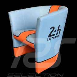 Fauteuil cabriolet Racing Inside 24H Le Mans bleu Racing team / orange