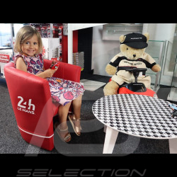 Small Tub chair Racing Inside for kids 24H Le Mans Red / white