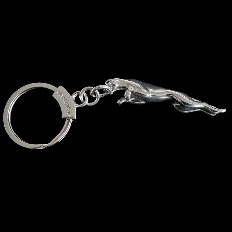 Jaguar Keychain Leaper Metal Silver 50JGKR511SLA