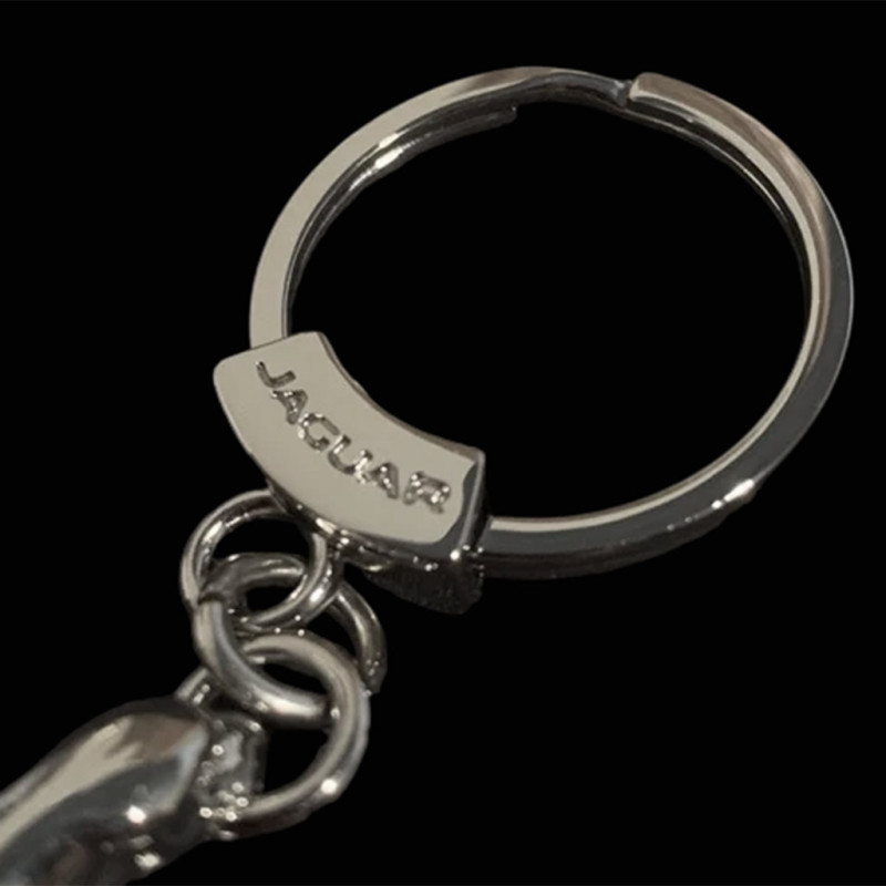 Jaguar Keychain Leaper Metal Silver 50JGKR511SLA