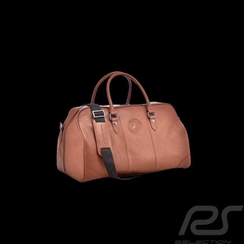 Mercedes-Benz Reisetasche aus Leder Weekender Cognac B66057003