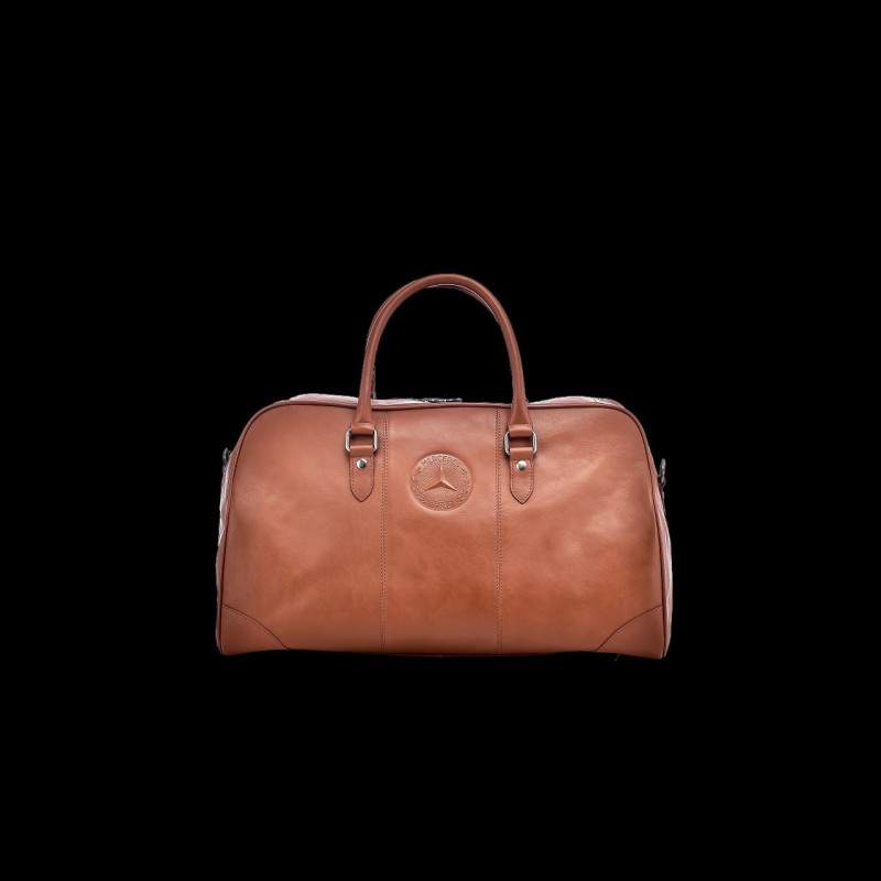 Sac De Voyage MCM Weekender – Vintage – Cognac/Marron – Toile Visetos – Unisexe
