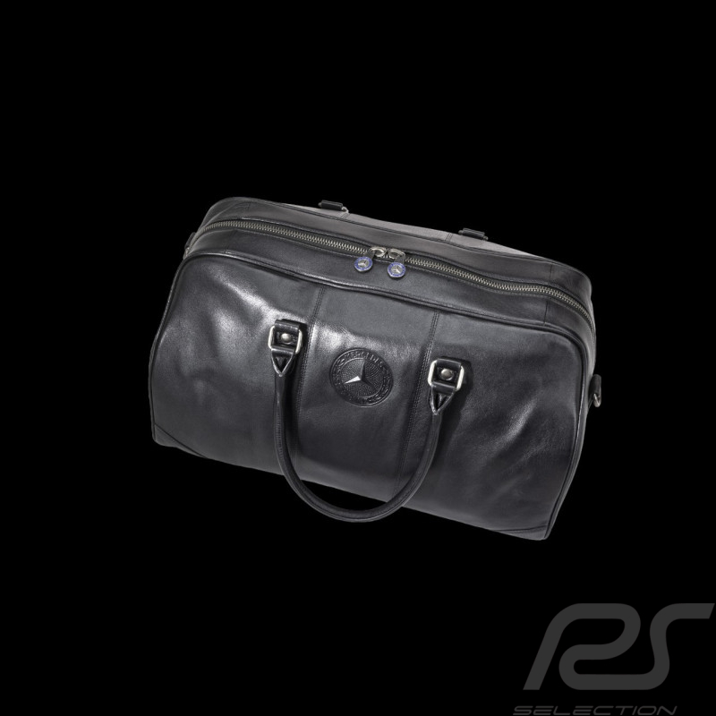 Sac cuir de voyage Mercedes-Benz Weekender Noir