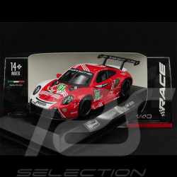 Porsche 911 RSR Type 991 n° 91 24h Le Mans 2020 1/43 Bburago 38308