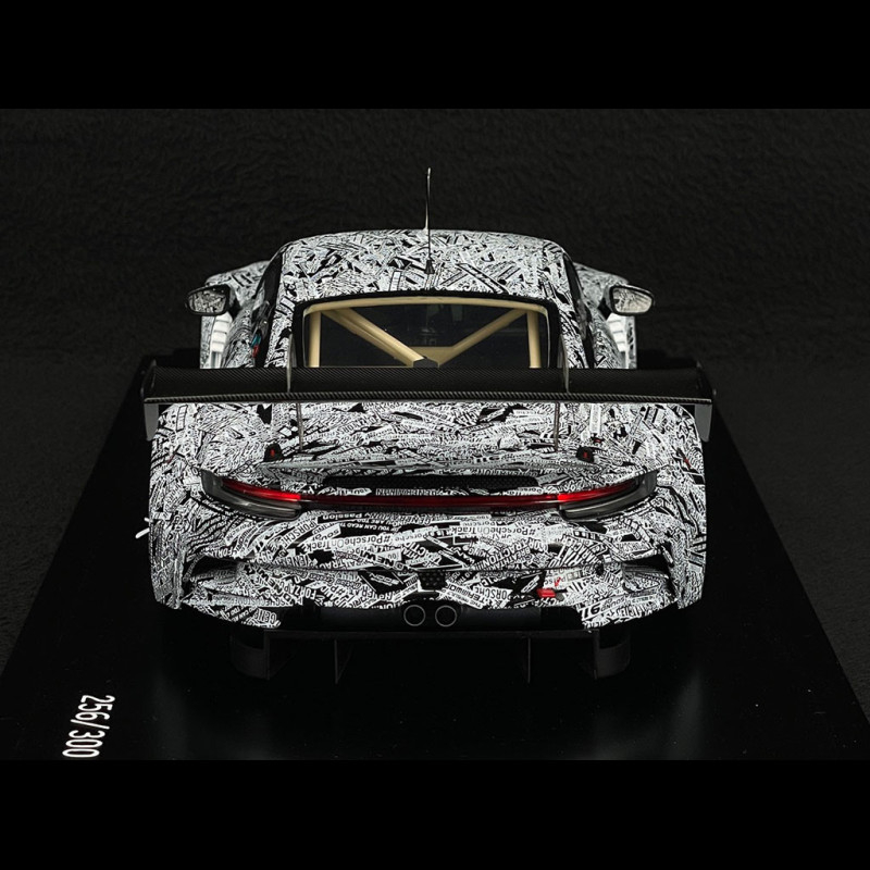 Spark 1:43 &ndash; Porsche 992 GT3 R Testcar Erlk&ouml;nig &ndash; Bianco/Rosso &ndash; Edizione Limitata WAP