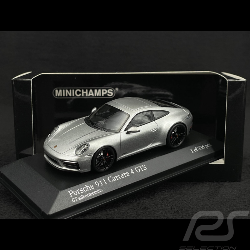 Porsche 911 Carrera 4 GTS Typ 992 2019 Silbergrau metallic 1/43 Minichamps 410063004